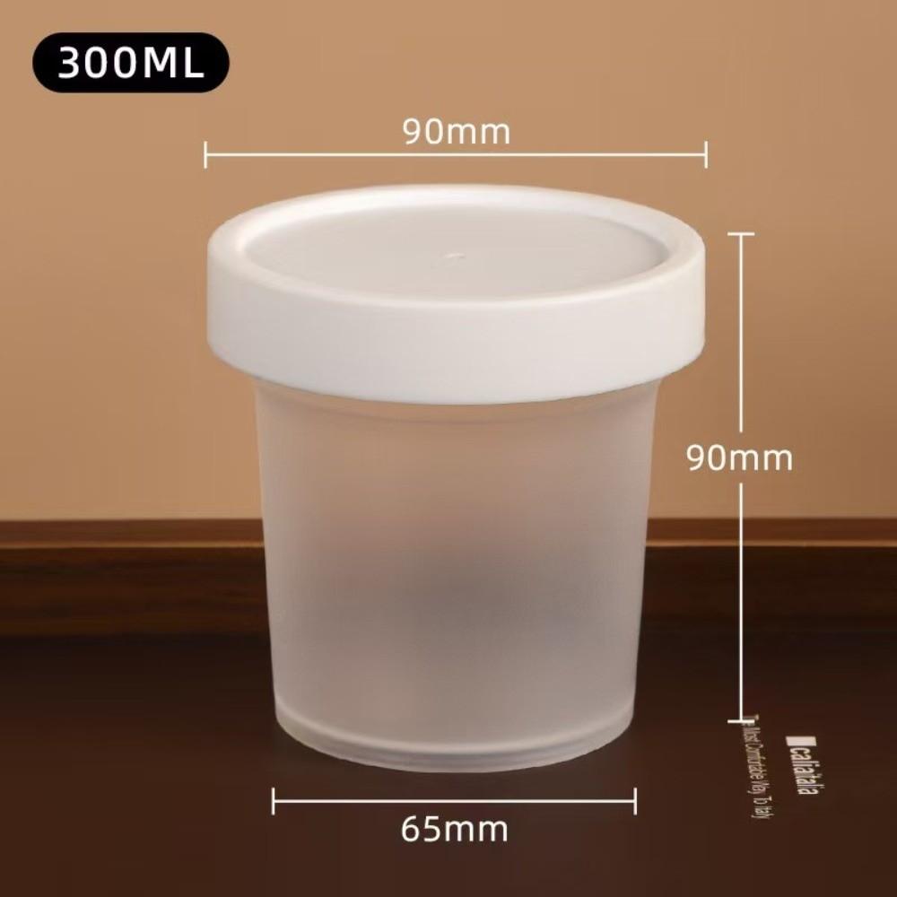 10Pcs Transparent Yogurt Pudding Jars Sealed with Lid Food Storage Container Stackable Reusable Fresh Keeping Box Kitchen