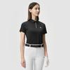 New FILA AthleticsGolf Collection Polo Shirt Women's Pitch Black A11W525102FBK