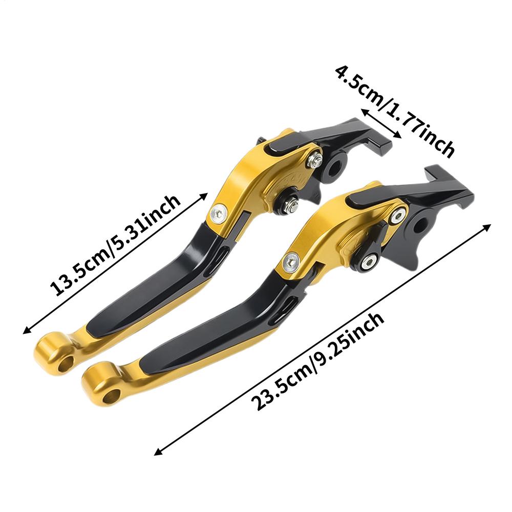 Motorcycle Levers Lightweight Folding Handlebar Brake Folding Joint Handle Precise Control For Powersports Motorbikes Enthusiast