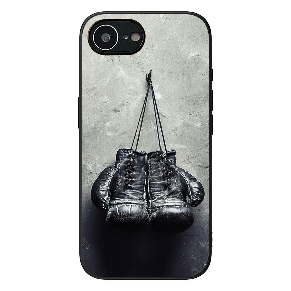 Strong Boxing Gloves Kickboxing Casing Phone Cover for Apple iPhone 16 15 14 11 Pro Max 7 8 Plus SE2 SE3 SE 2022 2020 Case