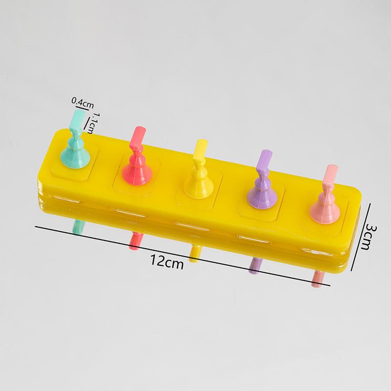 Nail Stand Non-Magnetic False Nail Tips Holder For Cat Eye Gel Press On Nails Display Rack Acrylic Nail Painting 1/5/10 Grids