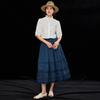 Women's Summer Embroidered Cotton Lace Blouse