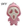 Screaming Skeleton Pendant Mini Keychain Pendant, 3D Printed Halloween Schoolbag Purse Bag Charm Hanging Decor, Backpack Accessories Spooky Decor