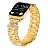 Stainless Steel Strap for Apple Watch Ultra 3 2 1 49mm/Series 11 10 46mm/9 8 7 45mm/SE3 SE2 SE 6 5 4 44mm/3 2 1 42mm Crown Shape Watch Band