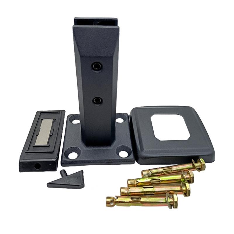 

Sturdy Square Glass Shelf Brackets Stainless Steel Secure Holders for 8 12mm Thick Panel Outdoor and Indoor Use 160 ordinary matte b