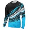 Spring and Autumn Round Neck 3D Colorful Pattern Printed Top Fashionable Casual Outdoor Cycling Long Sleeved Men's T-shirts