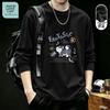 Jeanswest Men's Vintage Cotton Long Sleeve T-Shirt
