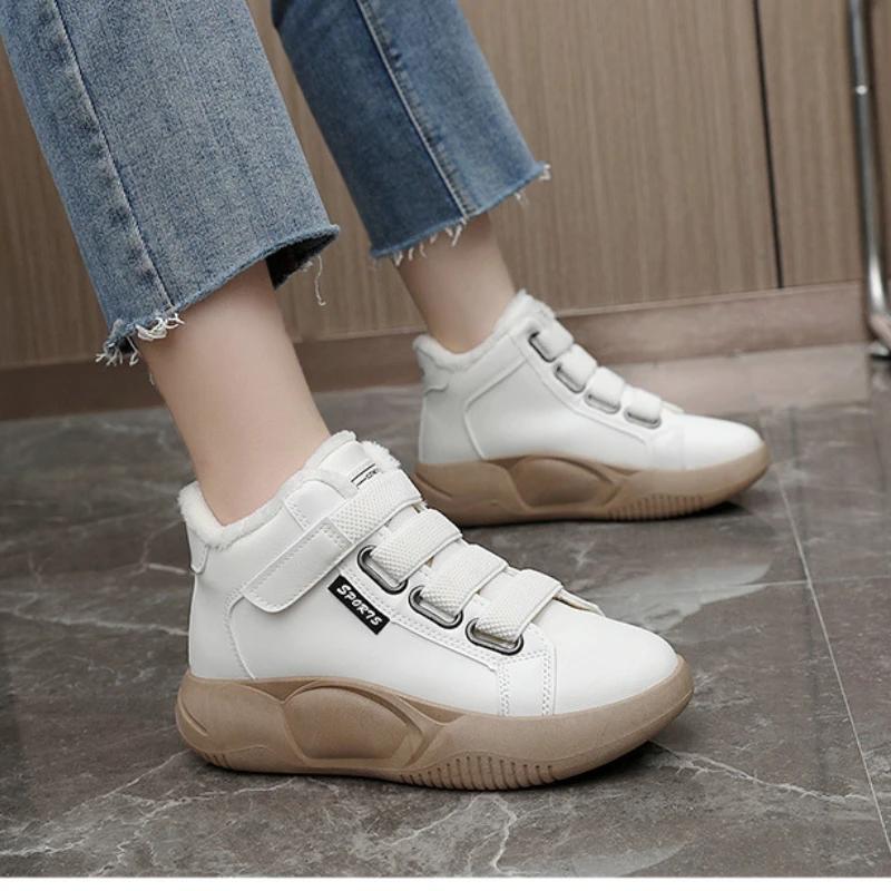 Fashion Luxury Women's Snow Boots Winter Classic Brand Warm Comfortable Ankle Boots 2024 Chunky Ladies Warm Mom Cotton Shoes Botas Mujer