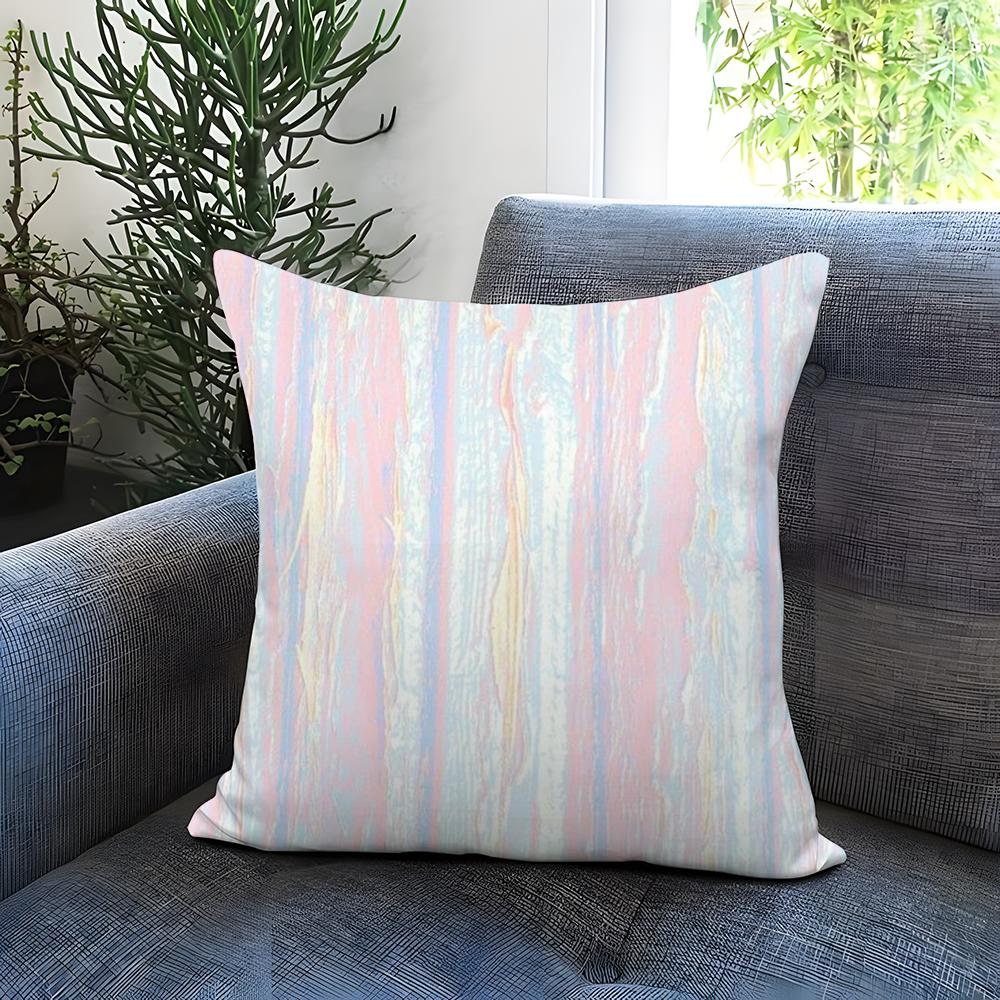 Cute Cartoon Texture Cushion Cover Comfortable Reversible Pillow Cover Ideal for Car Sofa Bedroom Beyond