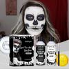 Black and White 60ml Halloween Face Paint Set with Brush, Easy To Use and Smudge-Proof for Parties and Stage Performances