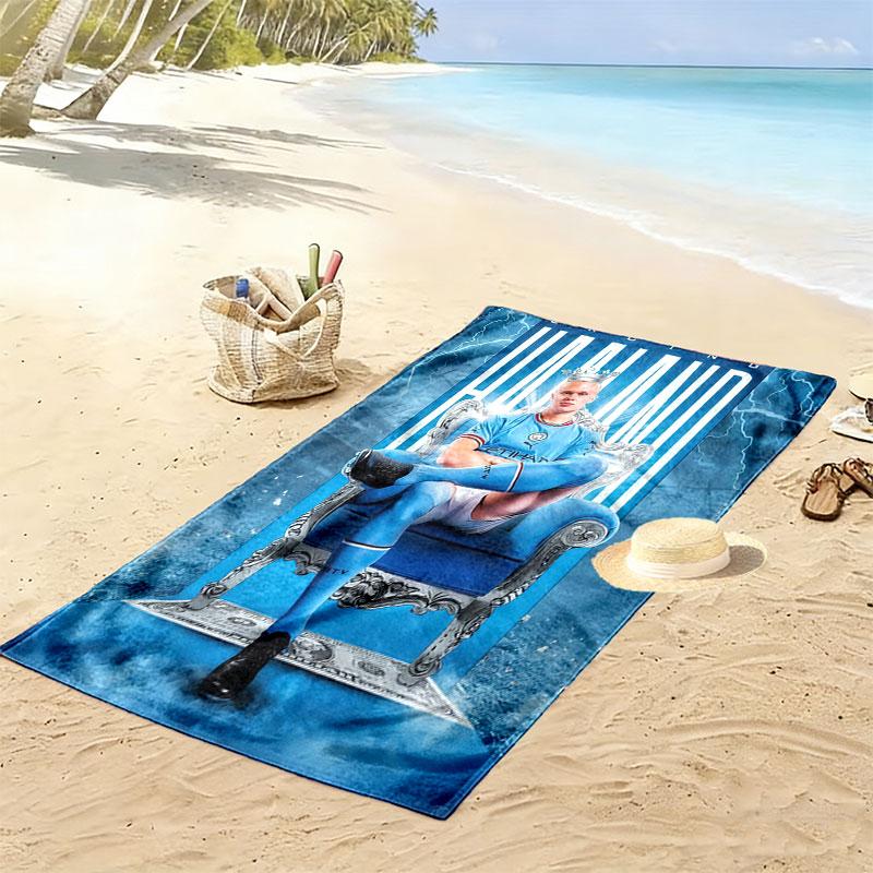 Haaland Dream Print Beach Towel, Large Soft Quick Dry Towel for Beach Camping Swimming