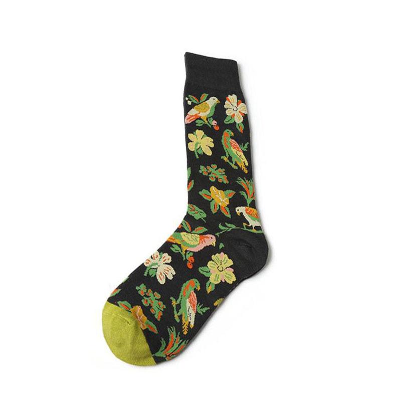 Cotton Cute Women Socks Hosiery Animal Print Originality KTB