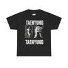 Taehyung Fotocollage T-Shirt Schwarzes Grafik-T-Shirt Bts Shirt