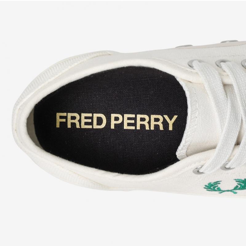 Fred Perry 23ss Unisex Sneakers Huz Low Canvas Leather Sfpu2314365 D06 