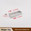 WS Stainless Steel Rectangular Mousse Ring Baking Mold