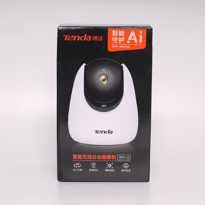 Tenda RP3 Pro 3MP Indoor Security Camera WiFi6 Two-Way Audio 360° All-Round Vision for Home Security Baby Monitoring Optional SD