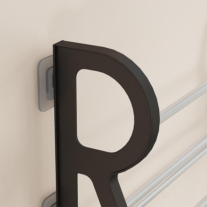 1Pcs Wall Mounted Shoe Rack Simple Bathroom Slipper Rack Multi-Functional Nail Free Kitchen Rack Hole Free Door Back Rack