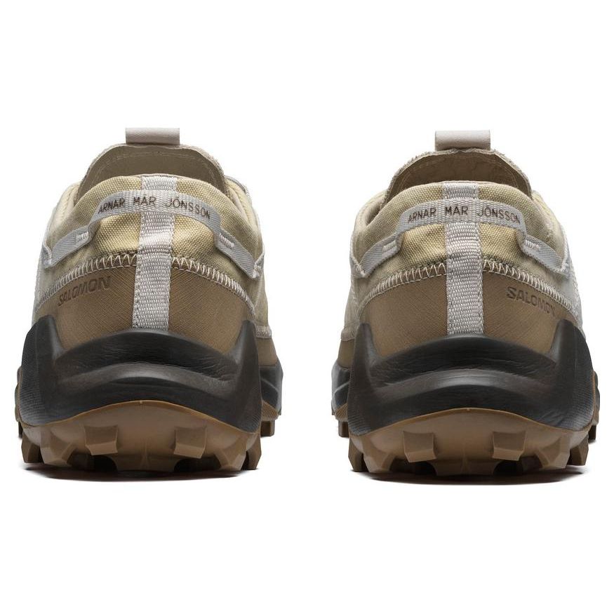 Salomon Cross Pro Fabric Functional Shock Absorption Non-Slip Wear-Resistant Low-Top Outdoor Shoes Men Shoes Brown Gray 470611
