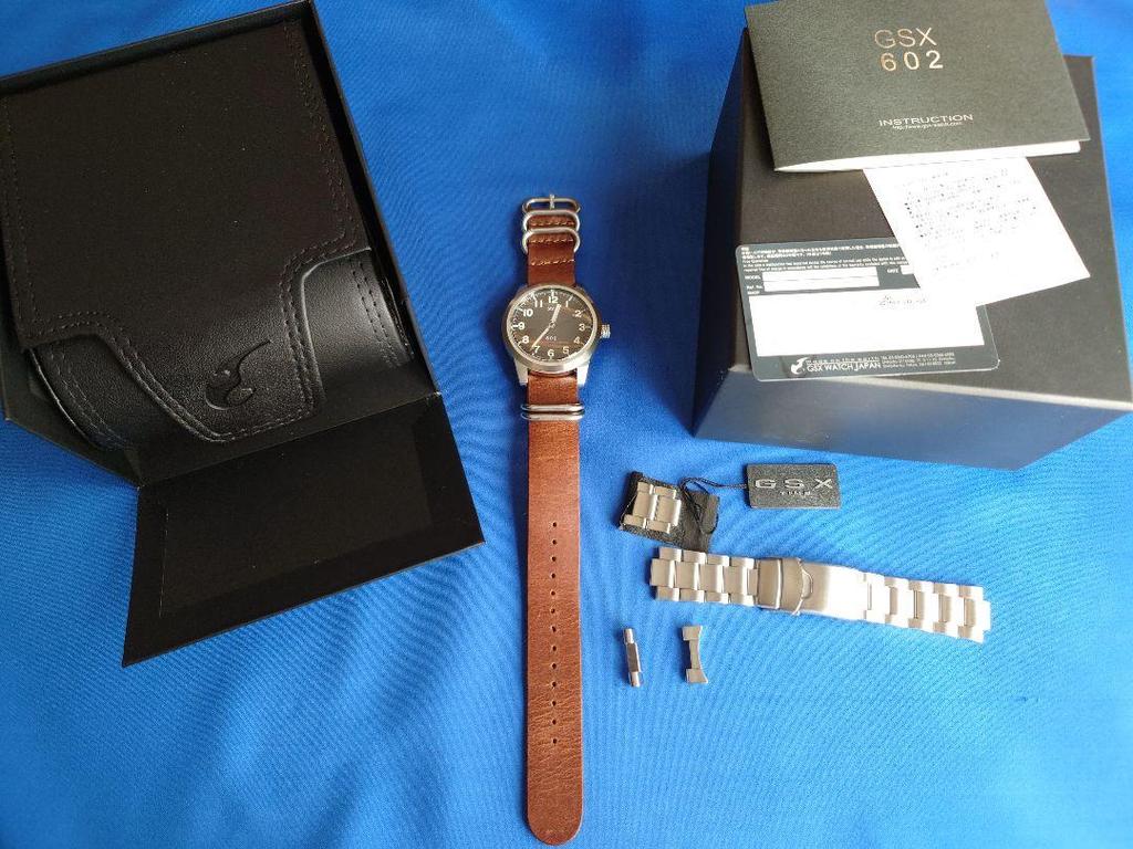 [USED] Like New GSX WATCH GSX602SBK (SEIKO 6R15) 20 ATM Water Resistant