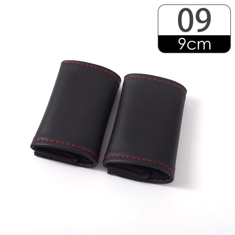 2PCS Car Door Inner Handle PU Leather Cover Door Handle Leather Protective Case Car Styling Interior Upgrades Auto