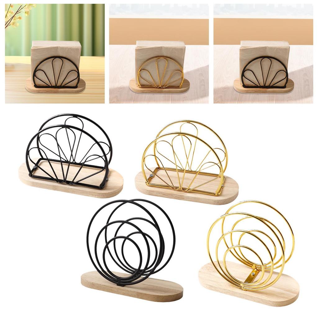 Napkin Holder Towel Paper Rack for Tabletop Kitchen Countertops Restaurant
