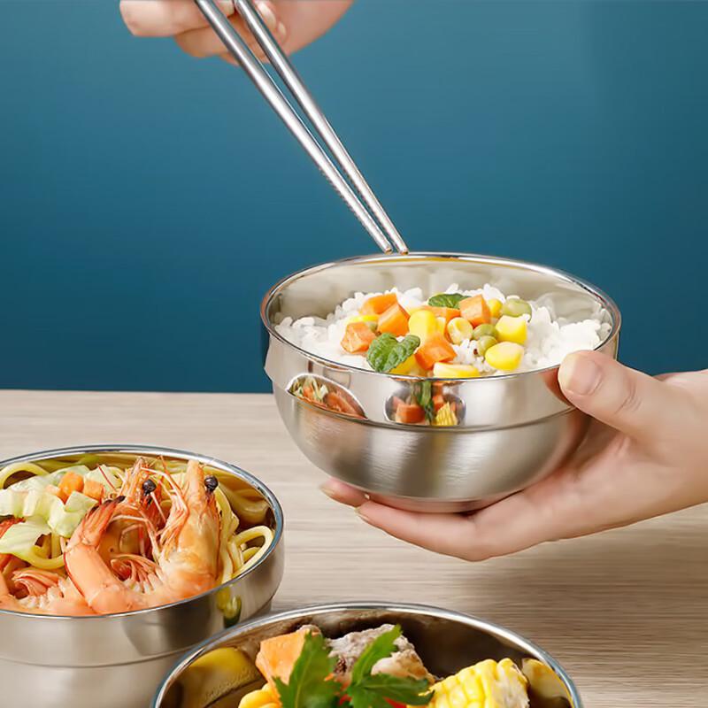 Double-Layer Stainless Steel Insulated Bowls