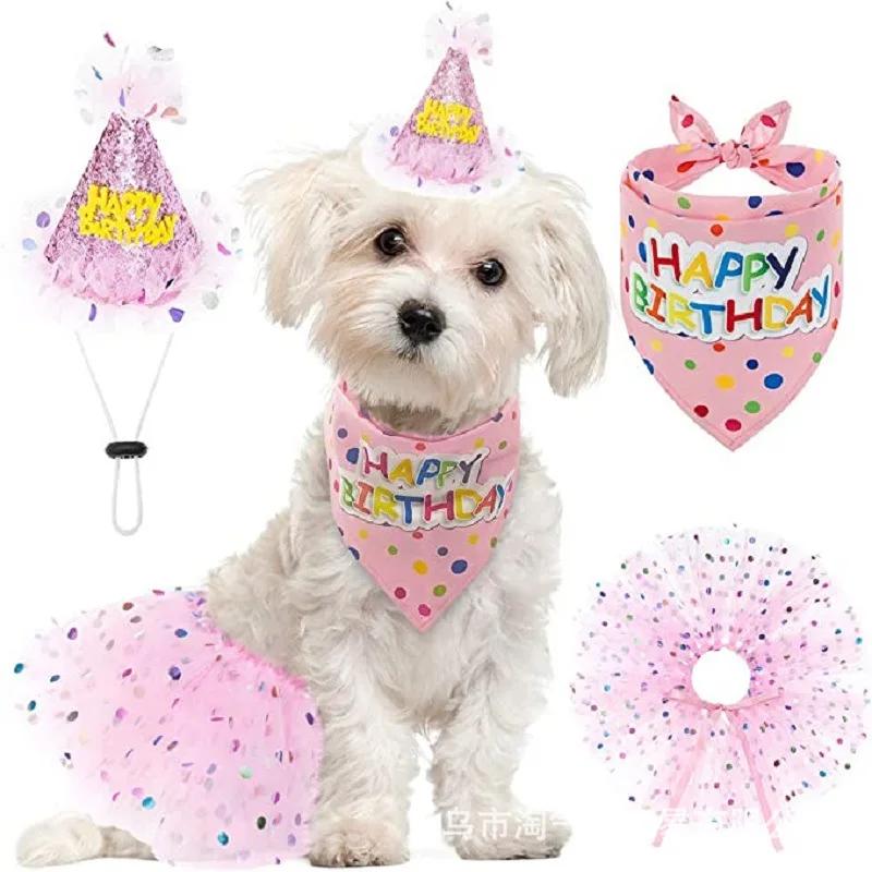 Haustier-Geburtstagsparty-Zubehör-Set Rock Hut Fliege für Hunde und Katzen Welpenparty-Geschenk Alles für Haustiere Großhandel