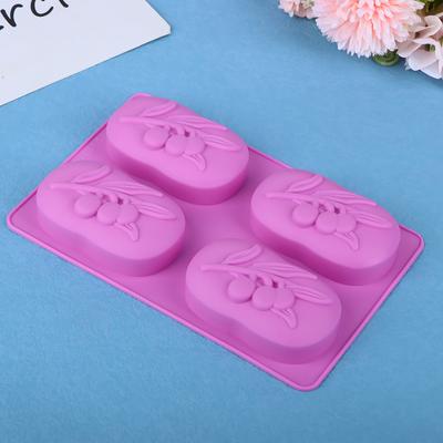 Stampo in Silicone Forma di Ulivo Ovale Per Sapone Fatto a Mano Fai da Te Stampini per Torta Mousse Stampo per Sapone Gelatina Stampo per Cubetti di Ghiaccio Forniture per Artigianato