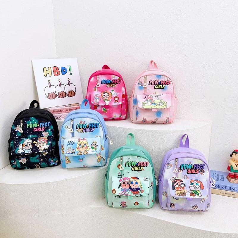 Adorable Childrens Cartoon Backpack Lightweight Large Capacity School Bag For Kids