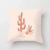45x45cm New Geometric Abstract Flower Leaf Cushion Cover Desert Sunrise Cactus Pillow  Living Room Sofa Car Home Decoration