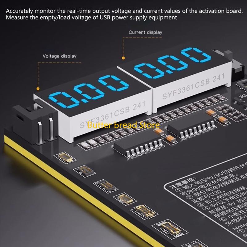 W89C Phone Battery Tester Battery Activation Board Automatic Identification Voltages Current Display Battery Test Board