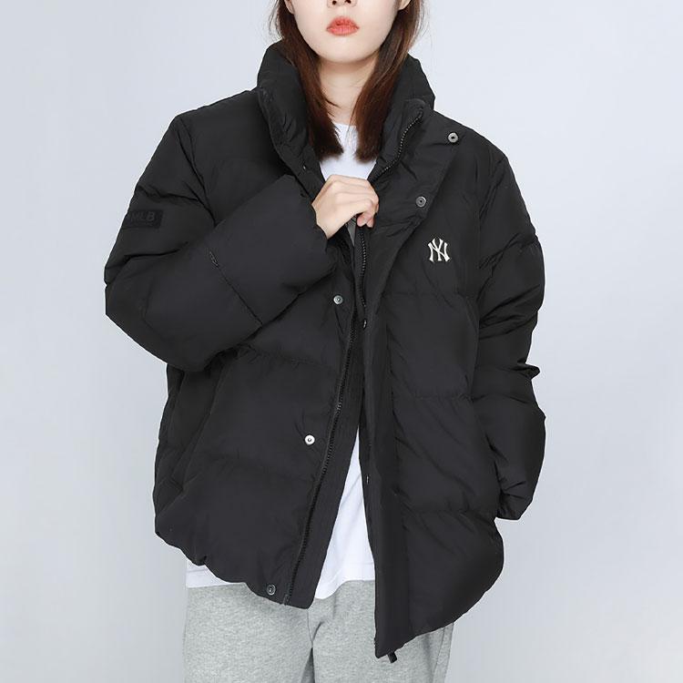 New MLB Base Logo Down Jackets Unisex Black 3ADJB0416-50BKS