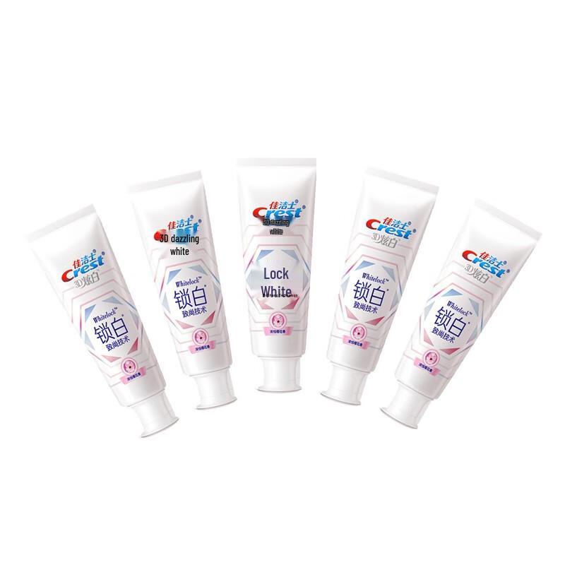Crest Lock White Ultimate Cherry Blossom Toothpaste, 5-Pack