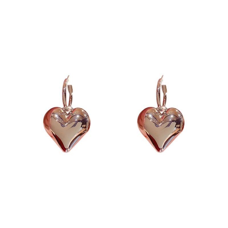 Fashion Peach Heart Fashion Female Online Influencer Personalized Earrings