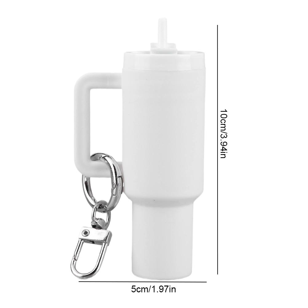 Mini Cup Keychain Mini Tumbler Keychain Cute Tumbler Key Ring Handbag Charms Key Ring Mini Keychain Pendant for Handbag Decor
