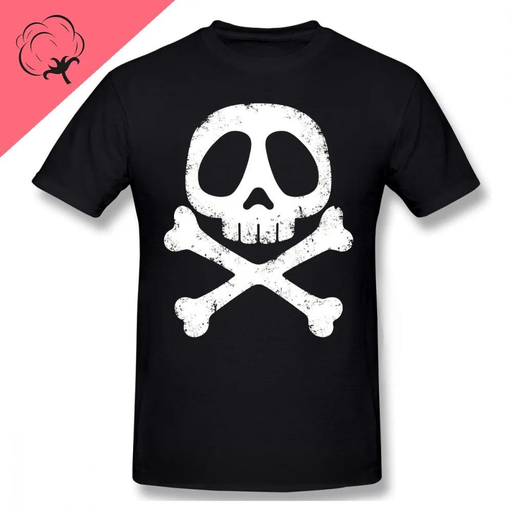 Cool Unisexs TShirt Pirate Print Graphic T Shirts Cotton T Shirt Unisex Clothing Harajuku Tops Tee WoUnisex Clothing Graphic T Shirts