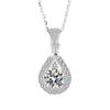 High-End Moissanite Water Drop Pendant Necklace for Women – Elegant, Versatile Gift Jewelry for Girlfriend