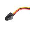 4 Pin to 2/3 Port SATA Power Connector Cable Safe Overcurrent Protection for 6000 8000 ATX Desktop PC HDD SSD