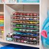 Children's Toy Car Display: Acrylic Multi-Layer Storage Box for Small Alloy Cars
