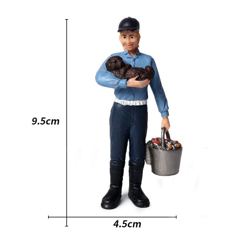 Model Doll Professional Toys Simulate Farm Pasture Decoration Plastic Material