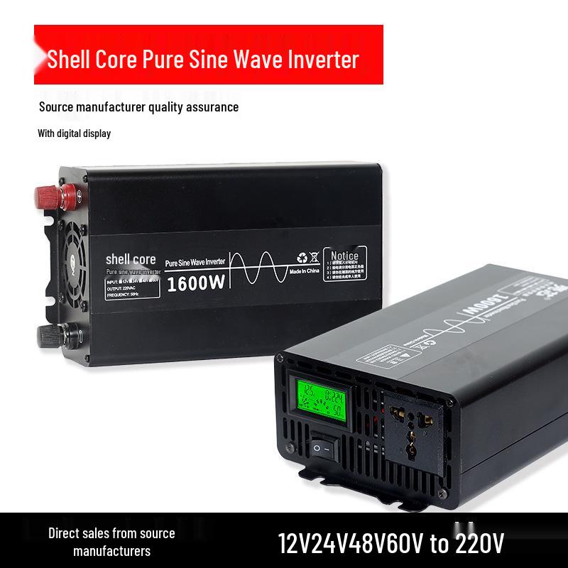 Pure Sine Wave Inverter 1600W-10000W, 12V/24V/48V to 220V Converter 24V-1600W