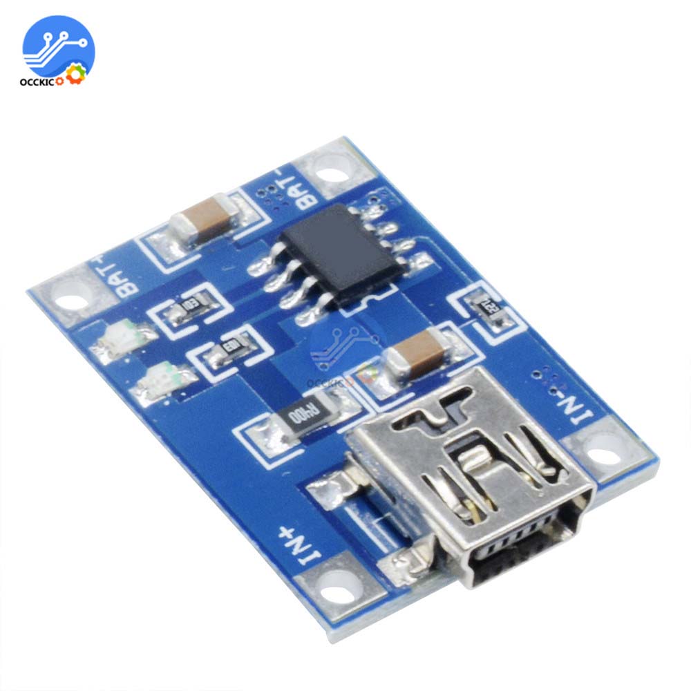 5PCS BMS 5V 1A 18650 Lithium Battery Charger Board Mini/Micro USB TYPE C Power Charging With Protection Functions