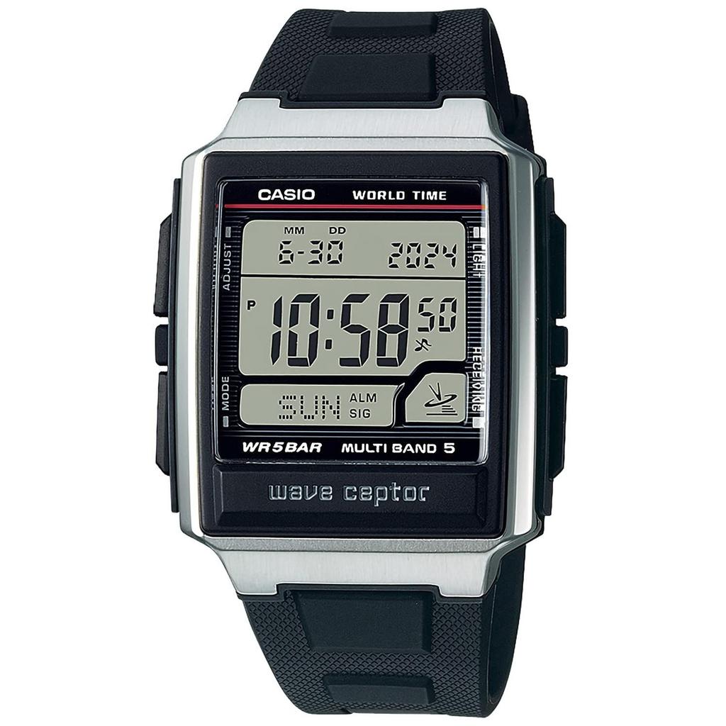 Casio wristwatch Waveceptor radio-controlled clock WV-59R-1AJF mens black