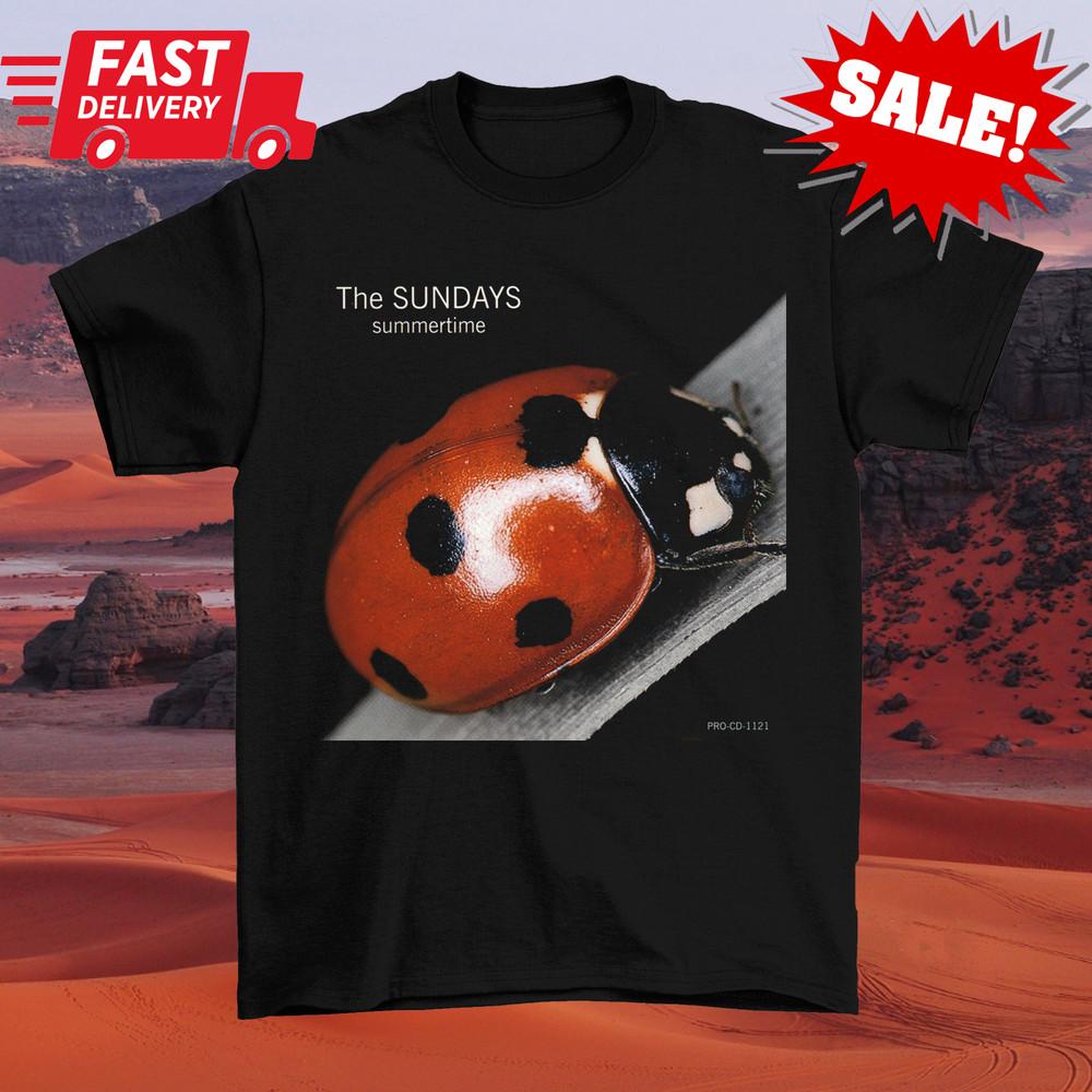 The Sundays Summertime Shirt Short Sleeve Black Unisex Size S-2345XL LI485 Unisex T-Shirt S