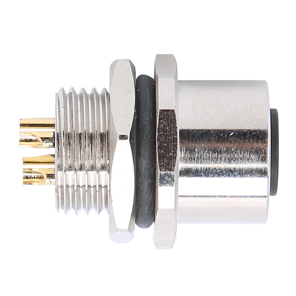 Waterproof Connector Thread Panel Front Mounting Socket Electrical Circuit Accessories M12?B?S4