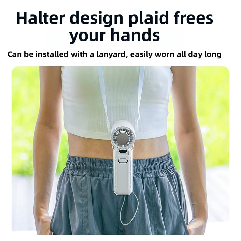 Foldable USB Rechargeable Cooling Fan - Portable Outdoor High-Speed Mini Handheld Fan for Travel, Camping & Daily Use