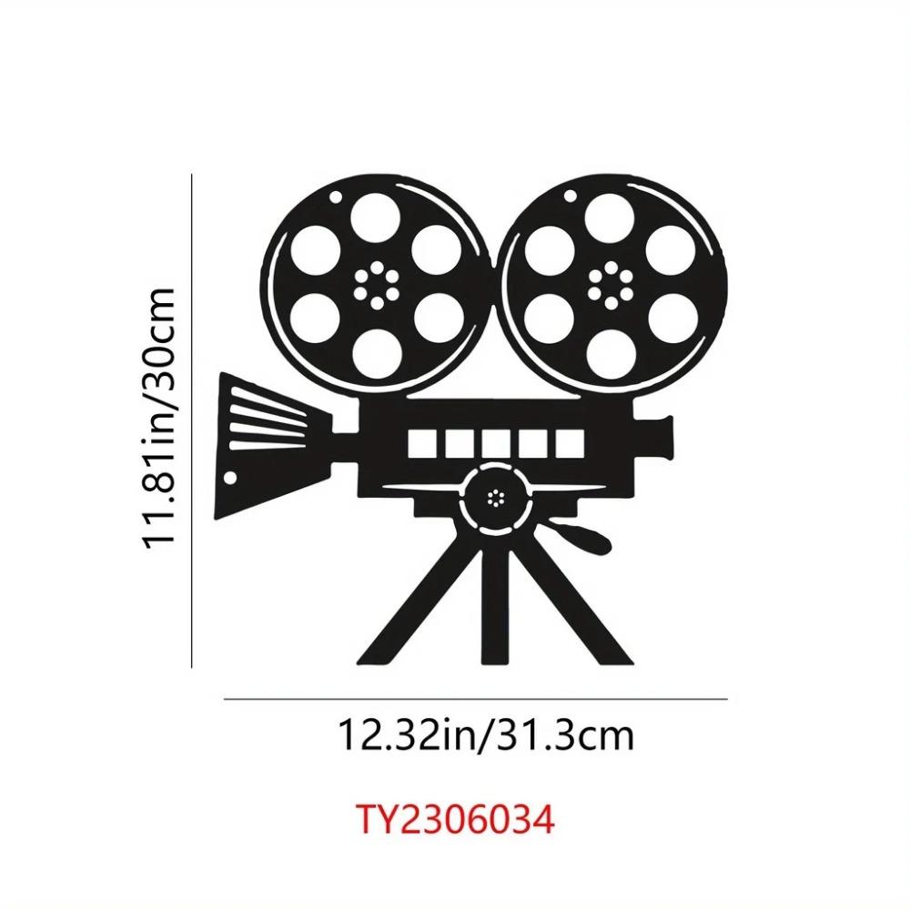 Декор для кинотеатра Металлическая настенная вывеска с изображением киноленты Искусство — фото 4