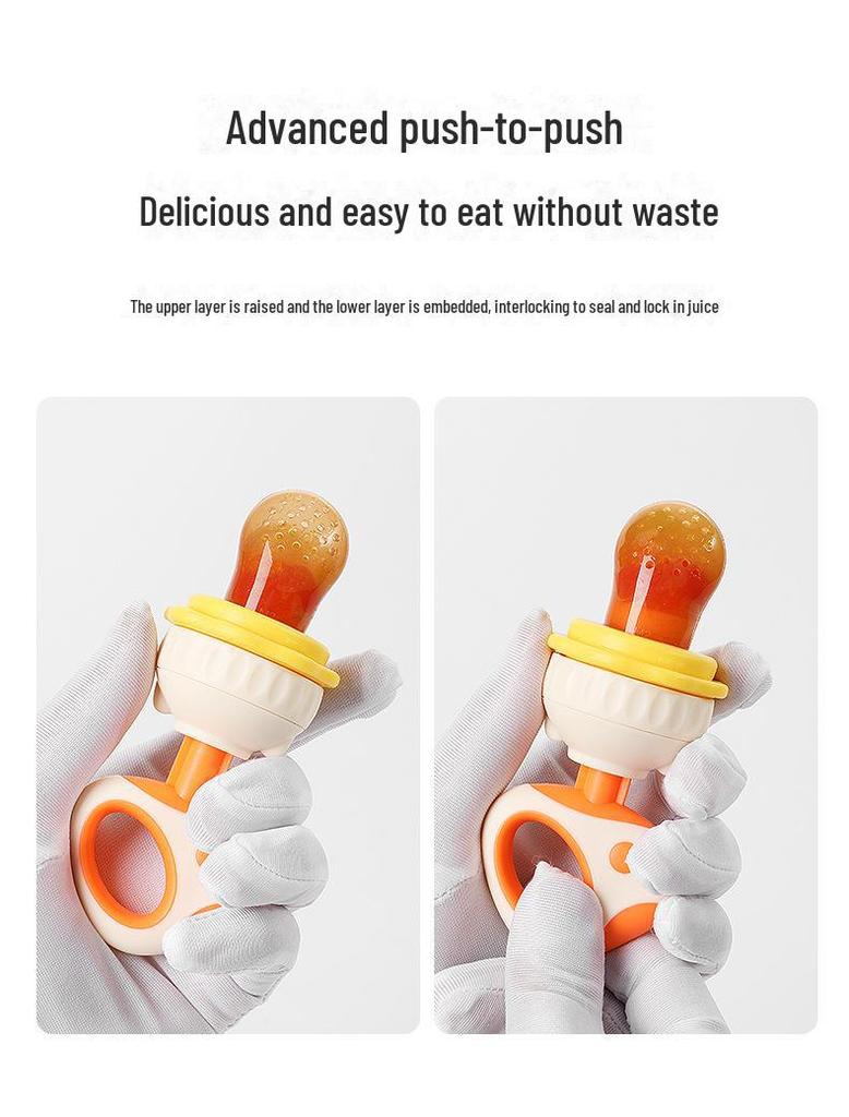 Silikonowy gryzak owocowo-warzywny w formie woreczka: Patyczek do gryzienia Suplement diety Narzędzie