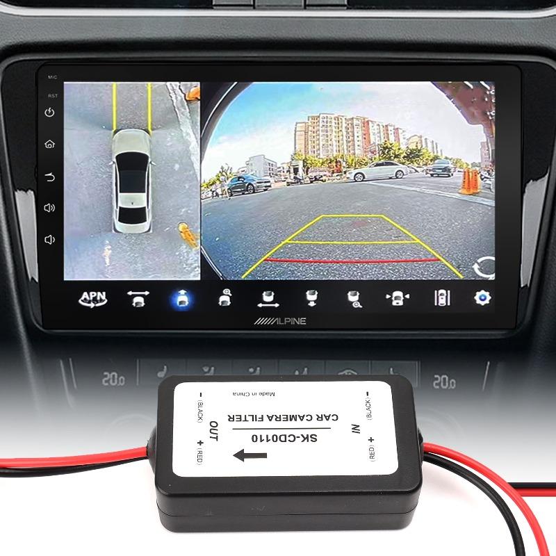 Auto Camera Filter Relay Capacitor Filter Connector 1/2/3PCS Car Rectifier Power Car Rear View Camera Power Relay Capacitor