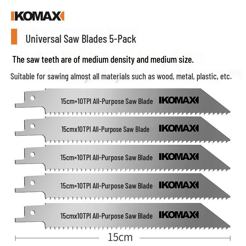 Handheld Electric Saber & Jigsaw Blade for Metal & Wood Cutting